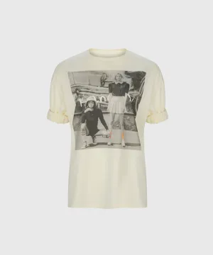 KANDINI Print T-Shirt - Cream