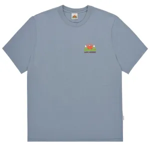 Kappy Kappy Morning Half T-Shirt Toru Fukuda Edition Dusty Blue
