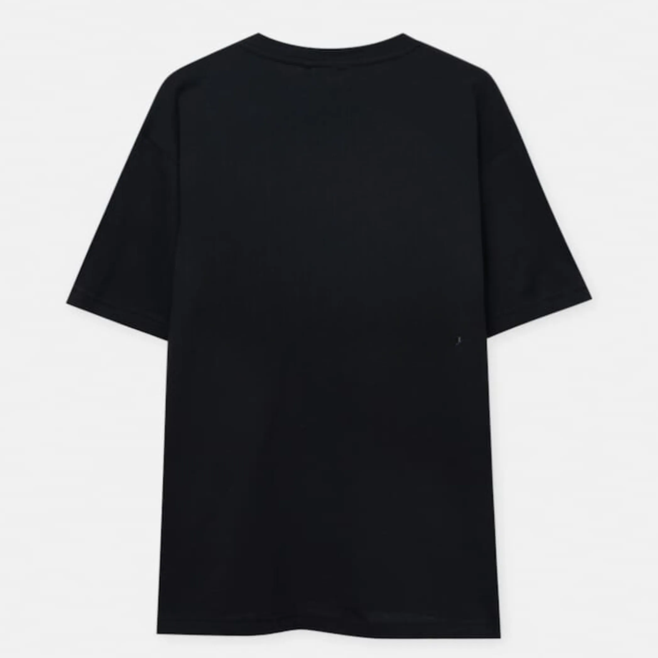 Kart Black Men's Plus Size Regular Fit Cotton Tshirts | MT-PLUS-BLK-WILDWOLF_3XL