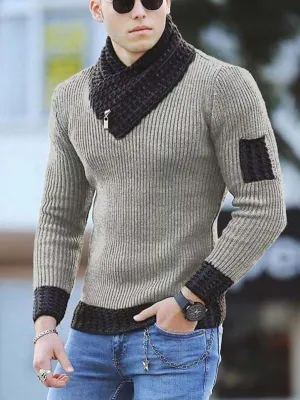 Korean Fashion Autumn Men Casual Vintage