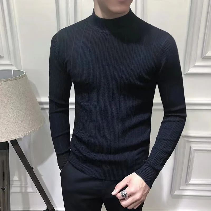 Korean Fashion Autumn Men Casual Vintage