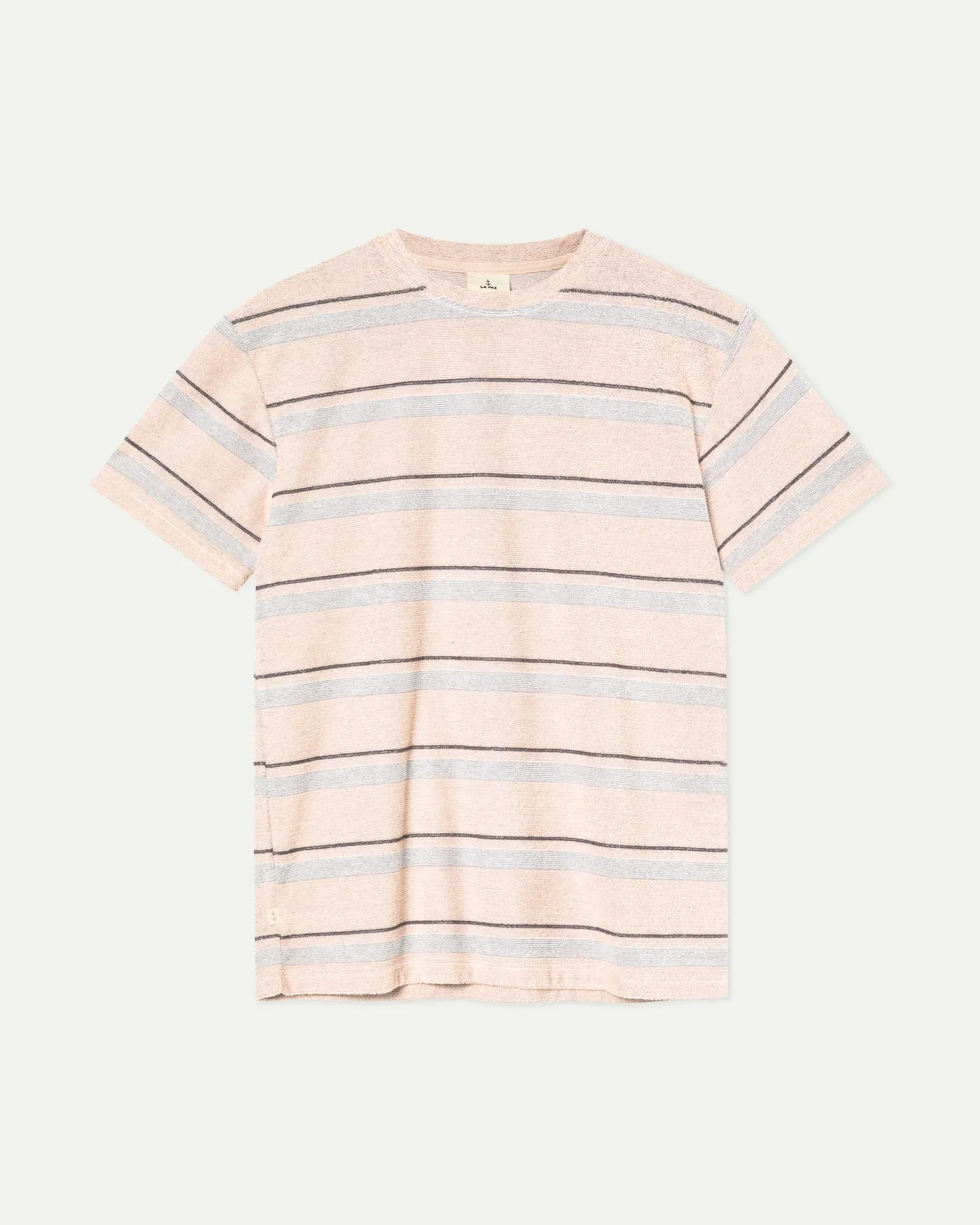 La Paz - Botelho Comfort Tee - Clay Stripes Terry
