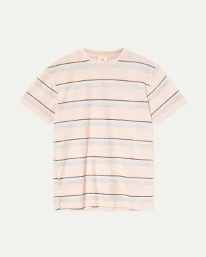 La Paz - Botelho Comfort Tee - Clay Stripes Terry