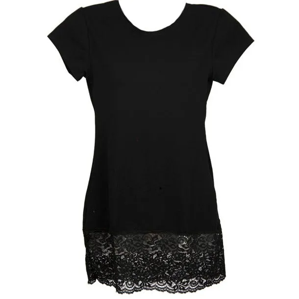 Lacey Cotton Shell - cap sleeve