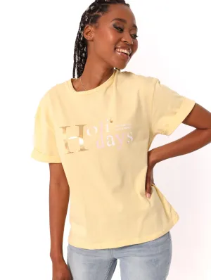 Ladies Relaxed Holidays Tee
