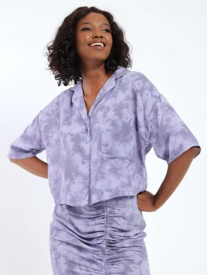 Ladies Tie Dye Boxy Shirt