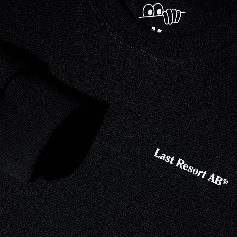Last Resort 'Atlas Monogram' Long Sleeve T-Shirt (Black / White)