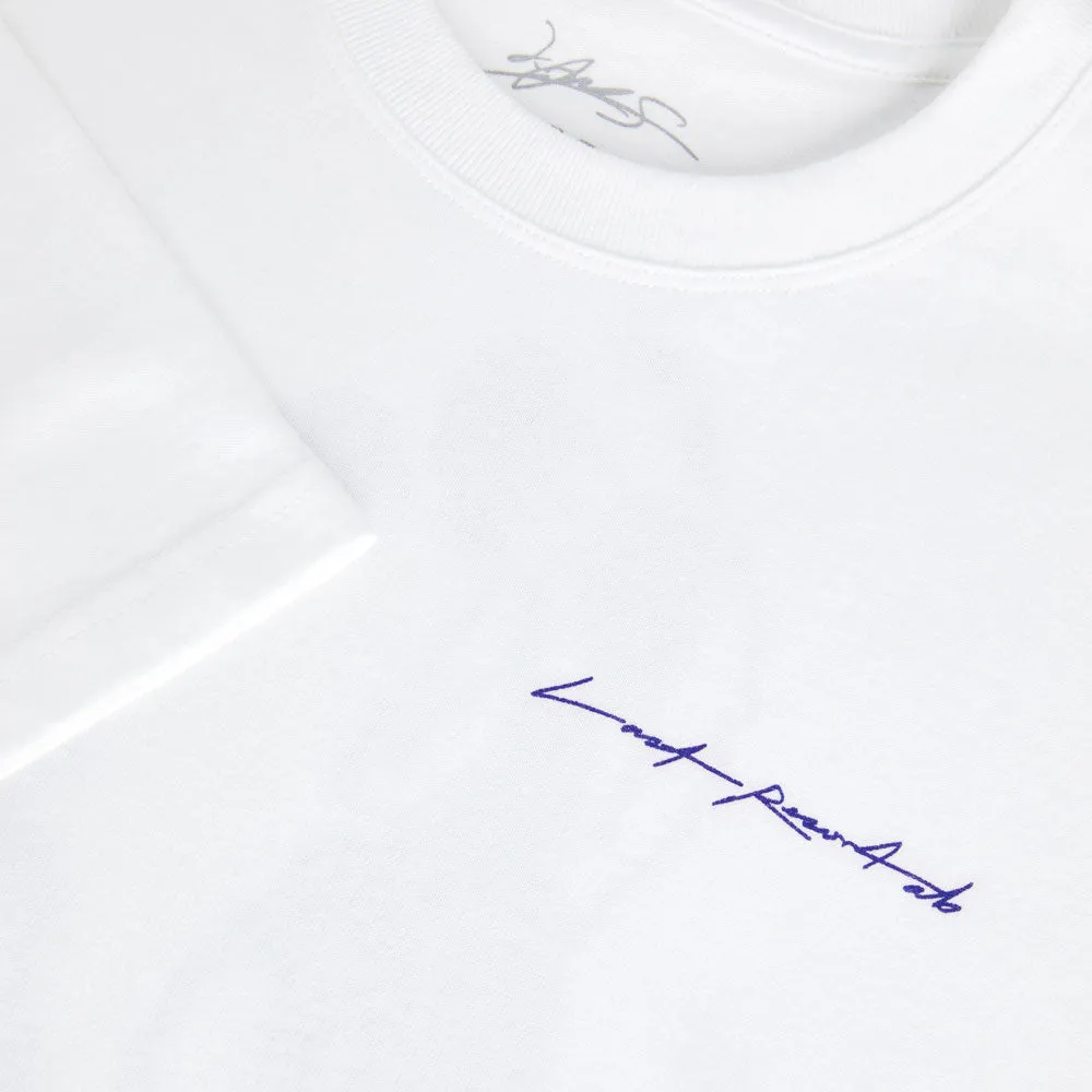 Last Resort X Julian Smith 'Boxers' T-Shirt (White / Dirty Blue)