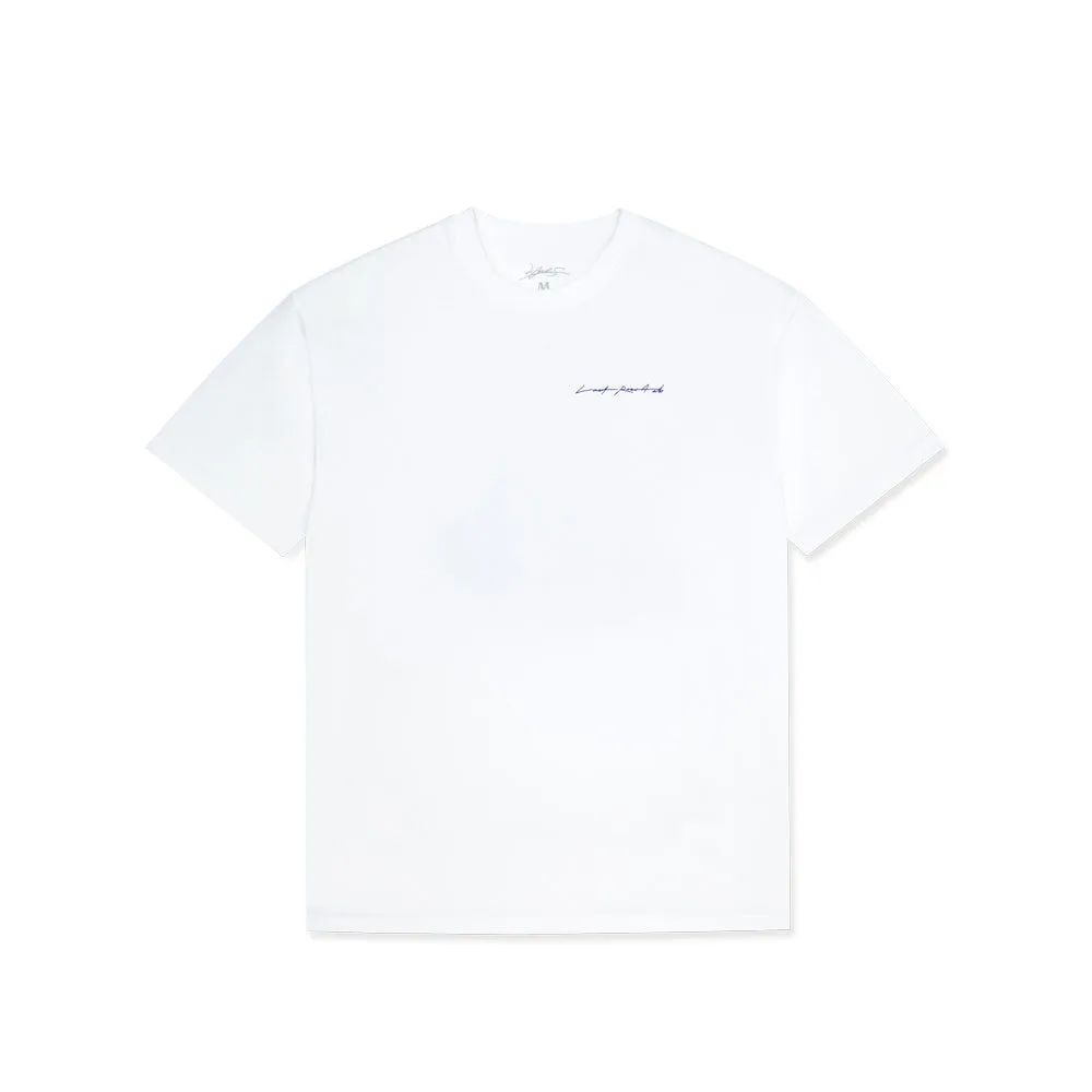 Last Resort X Julian Smith 'Boxers' T-Shirt (White / Dirty Blue)