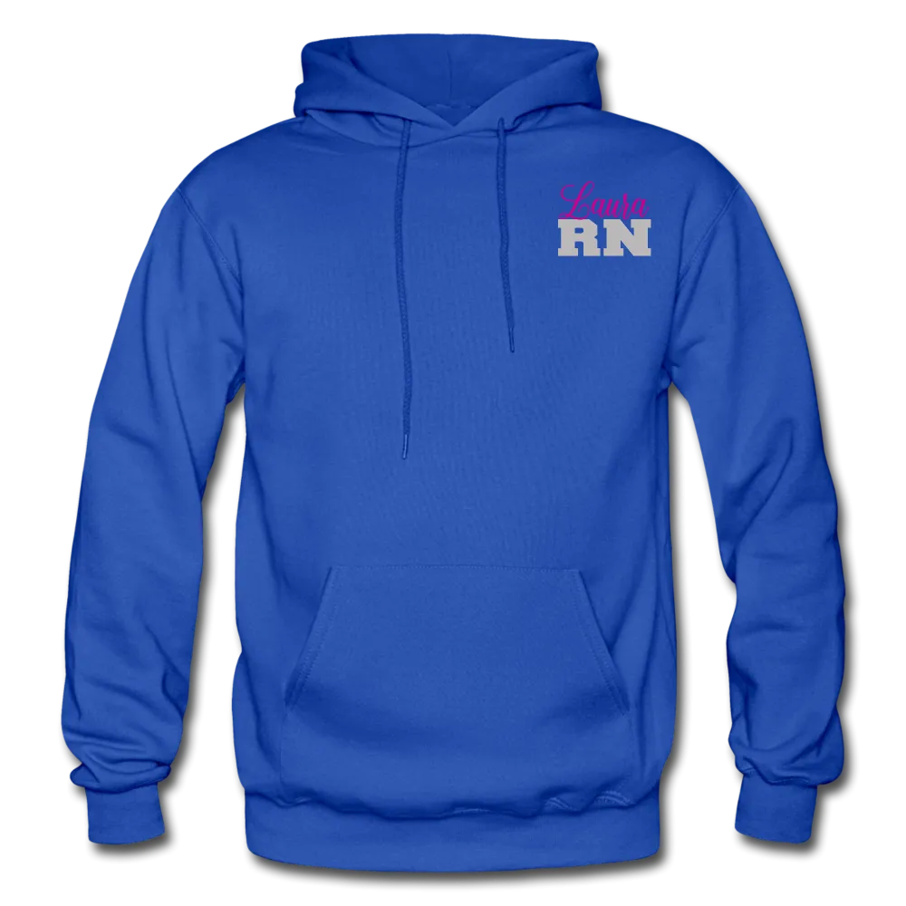 Laura RN Nurse Flag Gildan Heavy Blend Adult Hoodie