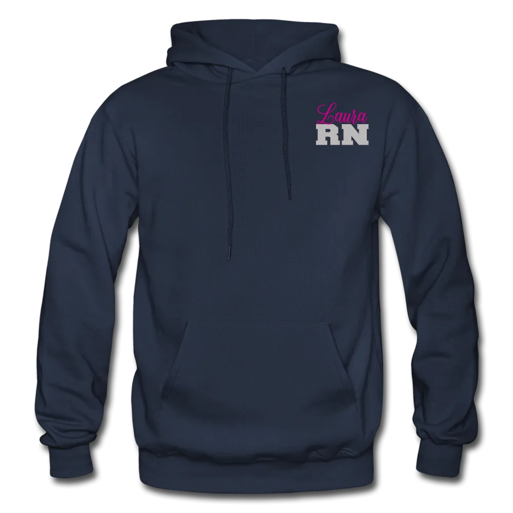 Laura RN Nurse Flag Gildan Heavy Blend Adult Hoodie