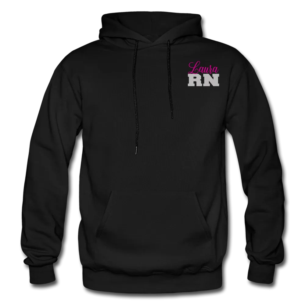 Laura RN Nurse Flag Gildan Heavy Blend Adult Hoodie
