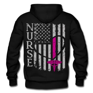 Laura RN Nurse Flag Gildan Heavy Blend Adult Hoodie