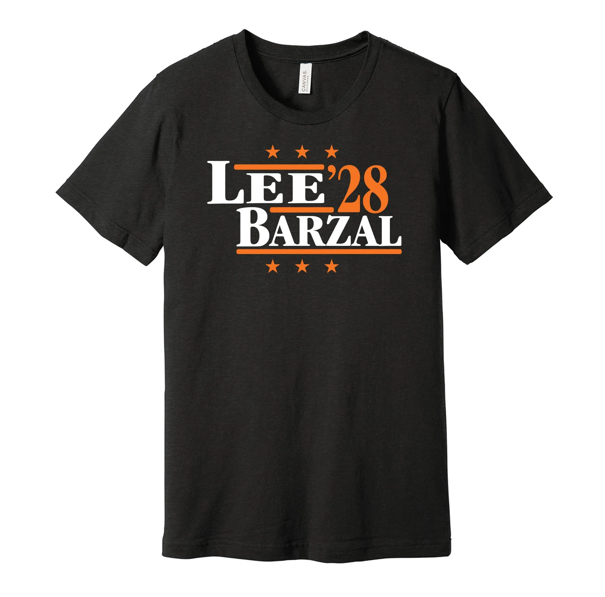 Lee & Barzal '28 - New York Hockey Political Campaign Parody T-Shirt - Hyper Than Hype Shirts