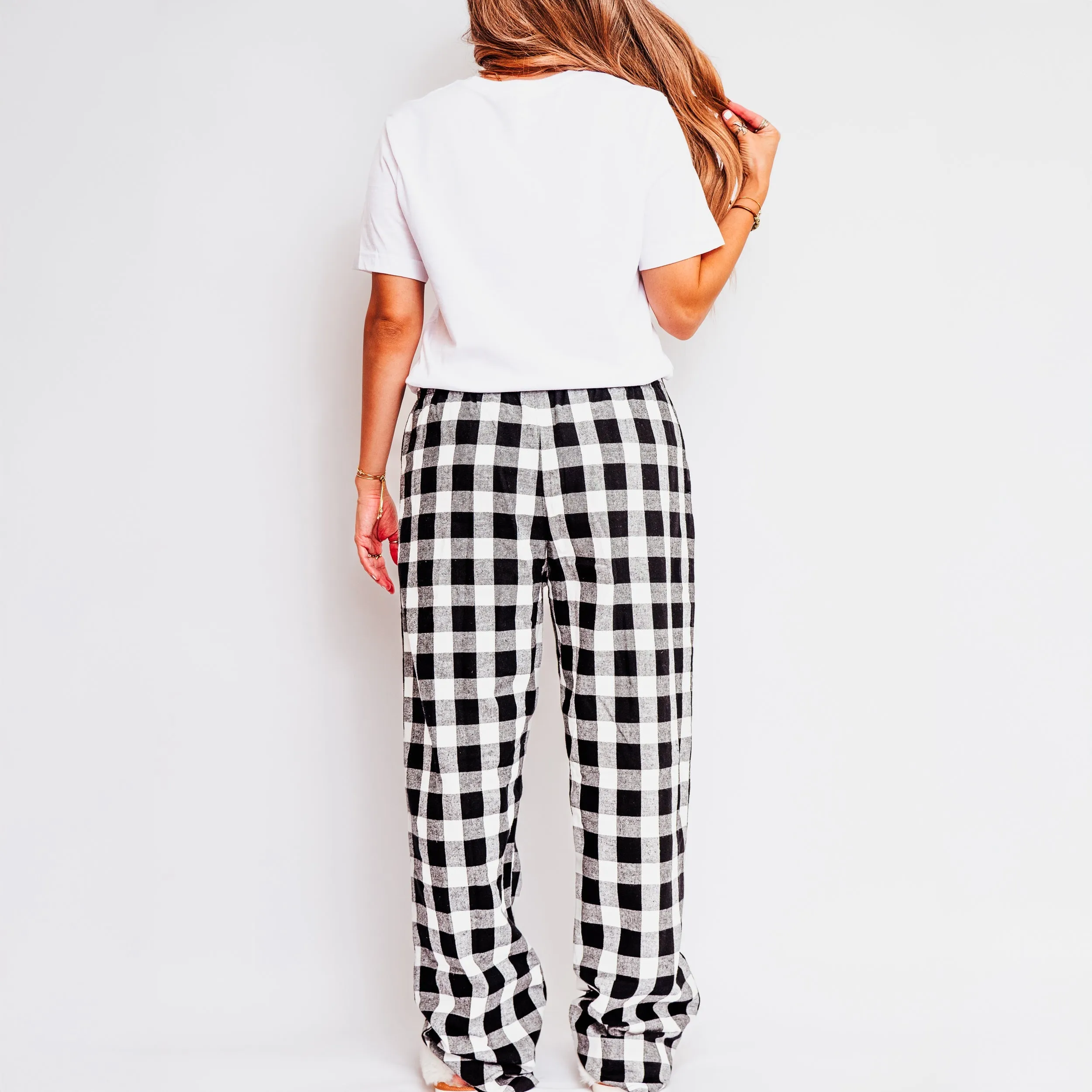 Let's Get Cozy | Plaid Pajama Set