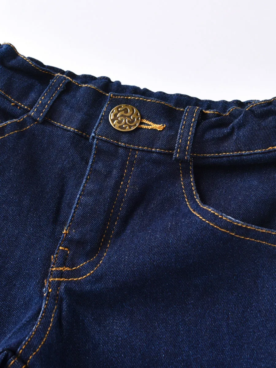 Little Boys Shirt & Jeans Set