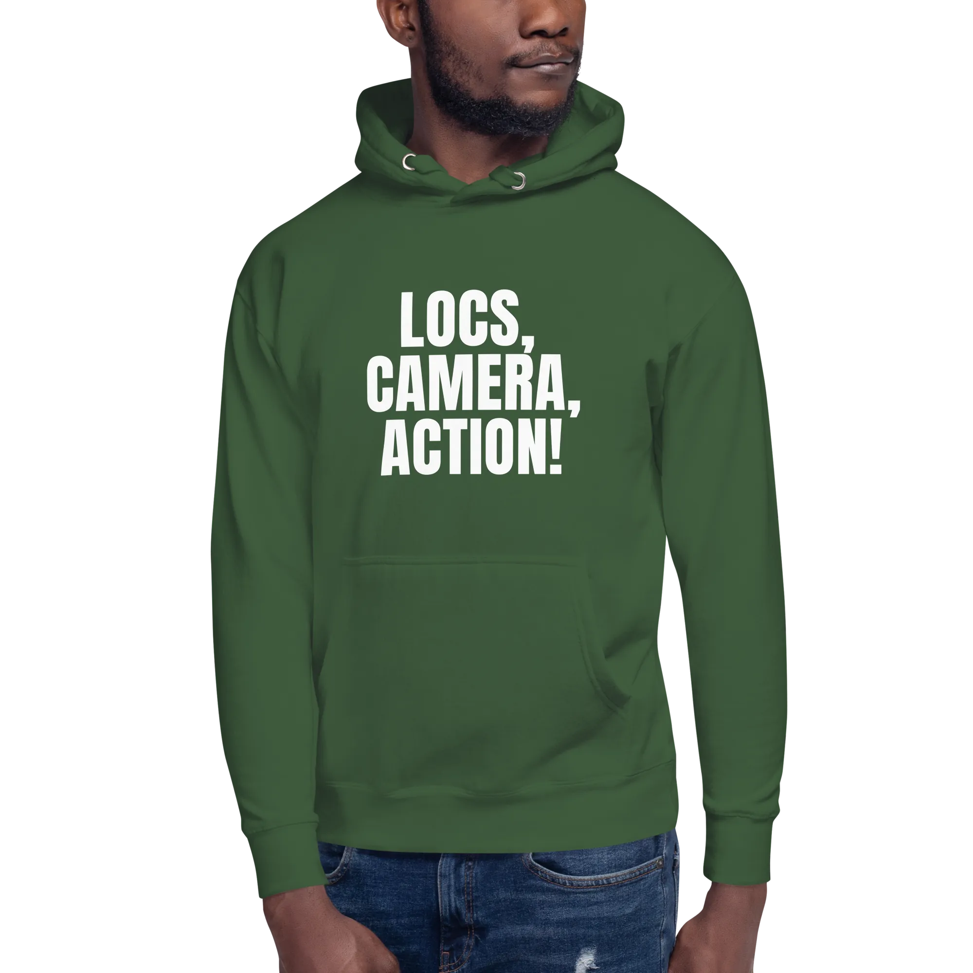 Locs, Camera, Action! Unisex Hoodie