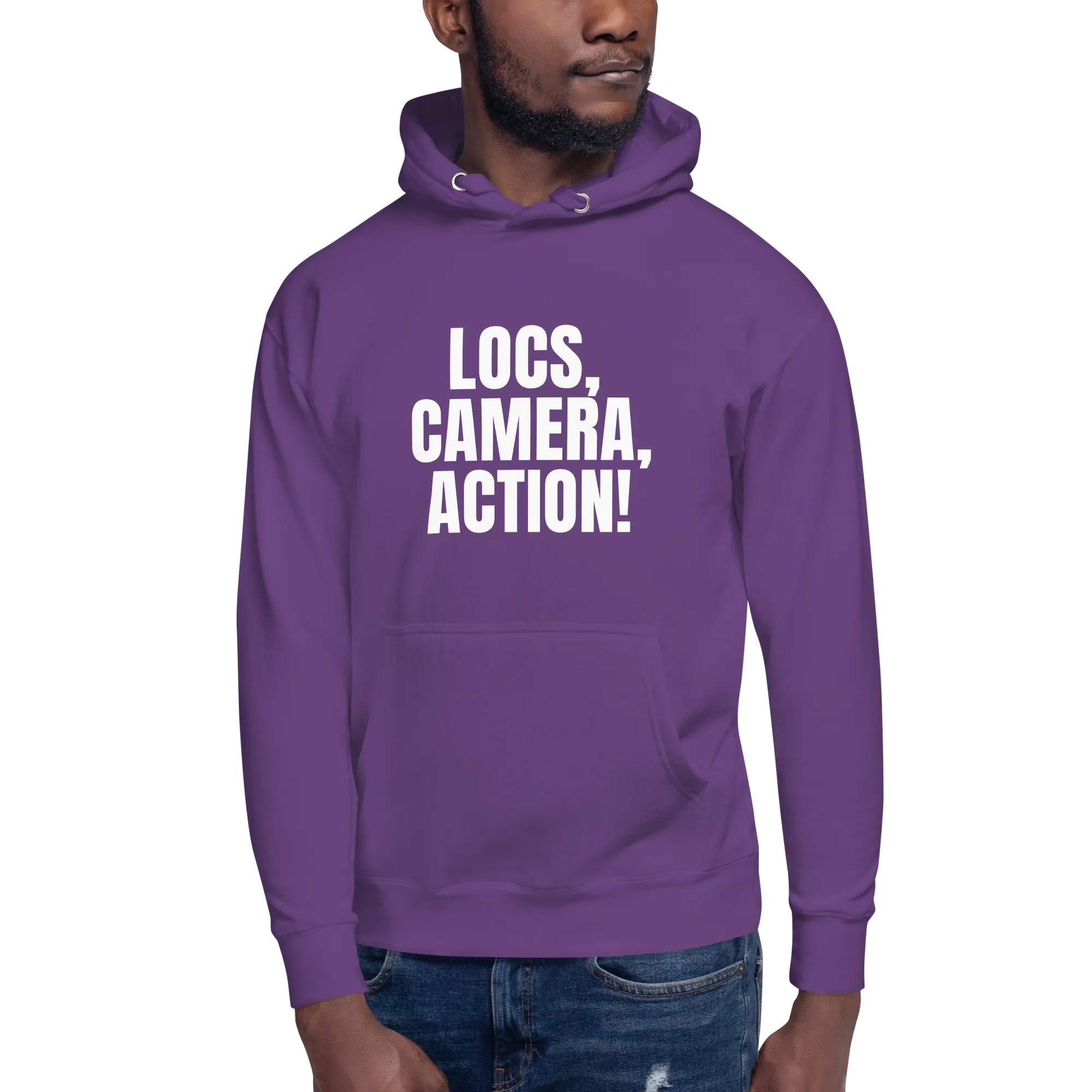 Locs, Camera, Action! Unisex Hoodie