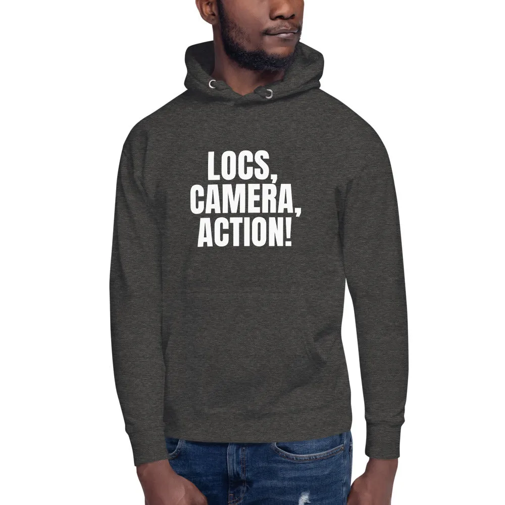 Locs, Camera, Action! Unisex Hoodie