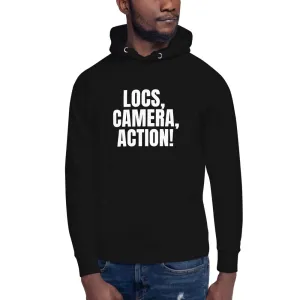 Locs, Camera, Action! Unisex Hoodie