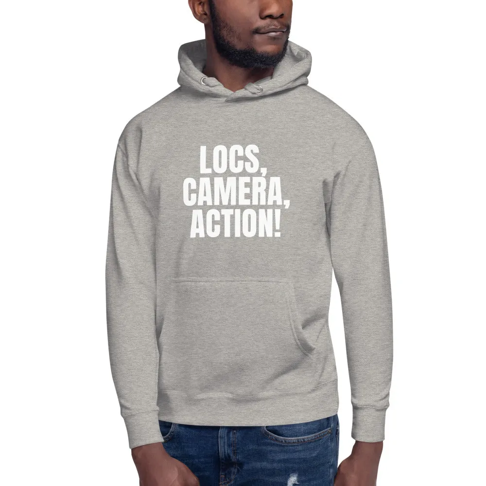 Locs, Camera, Action! Unisex Hoodie
