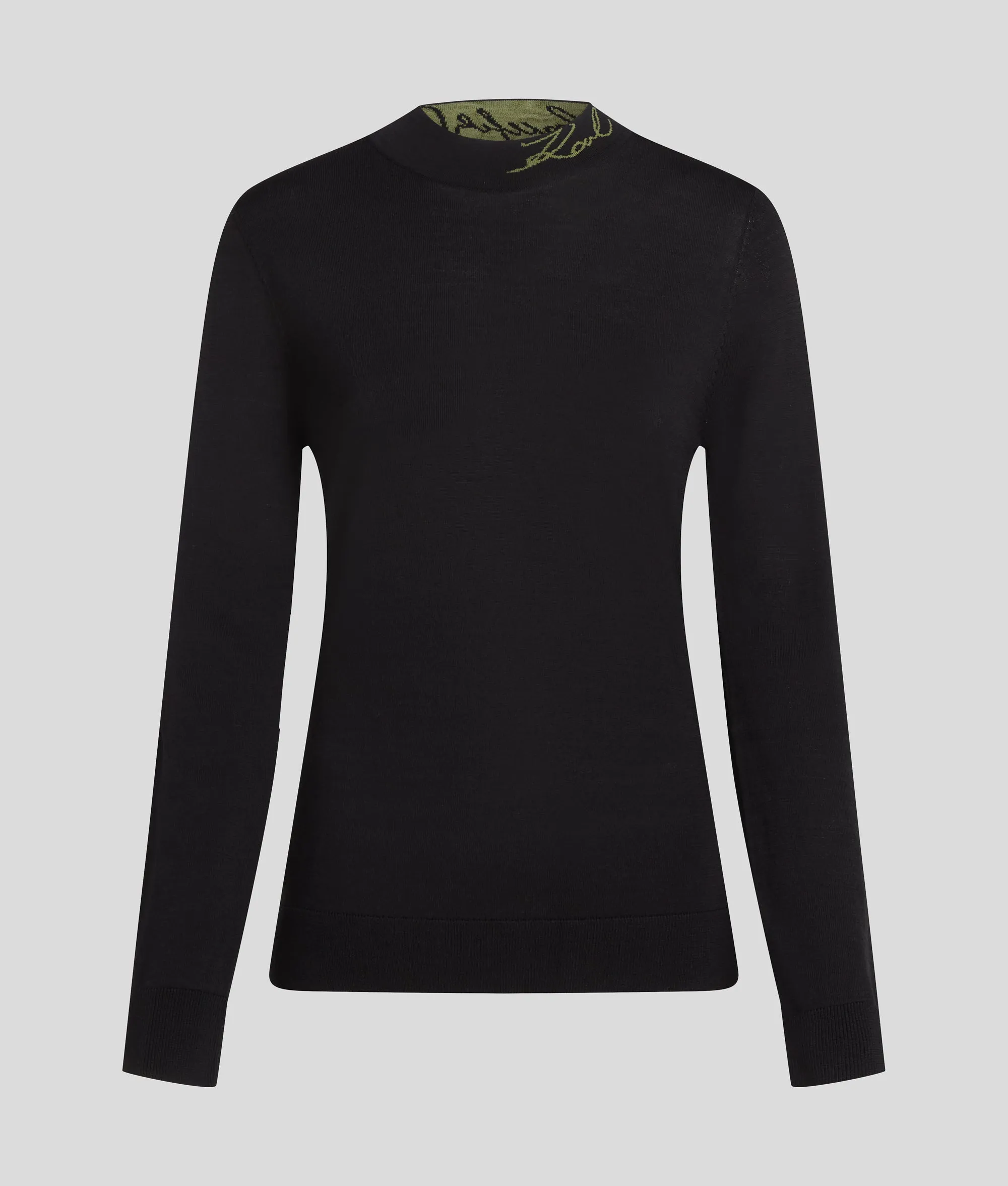 LONG SLV SIGNATURE FITTED KNIT