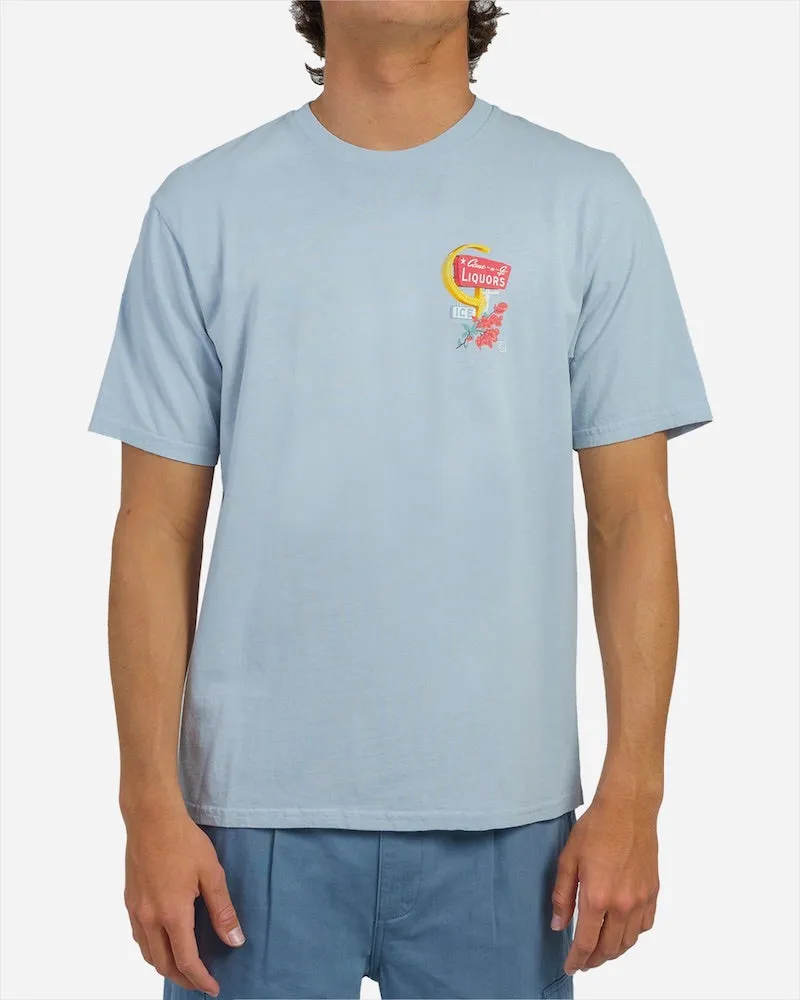 Lost City Boxy Tee Blue Mist