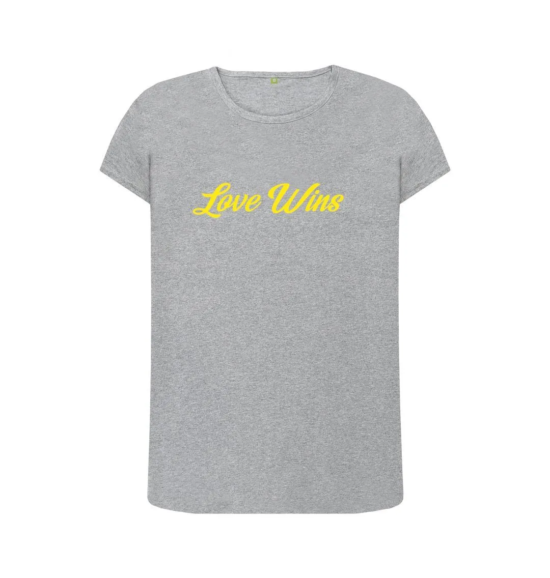 Love Wins tee womens