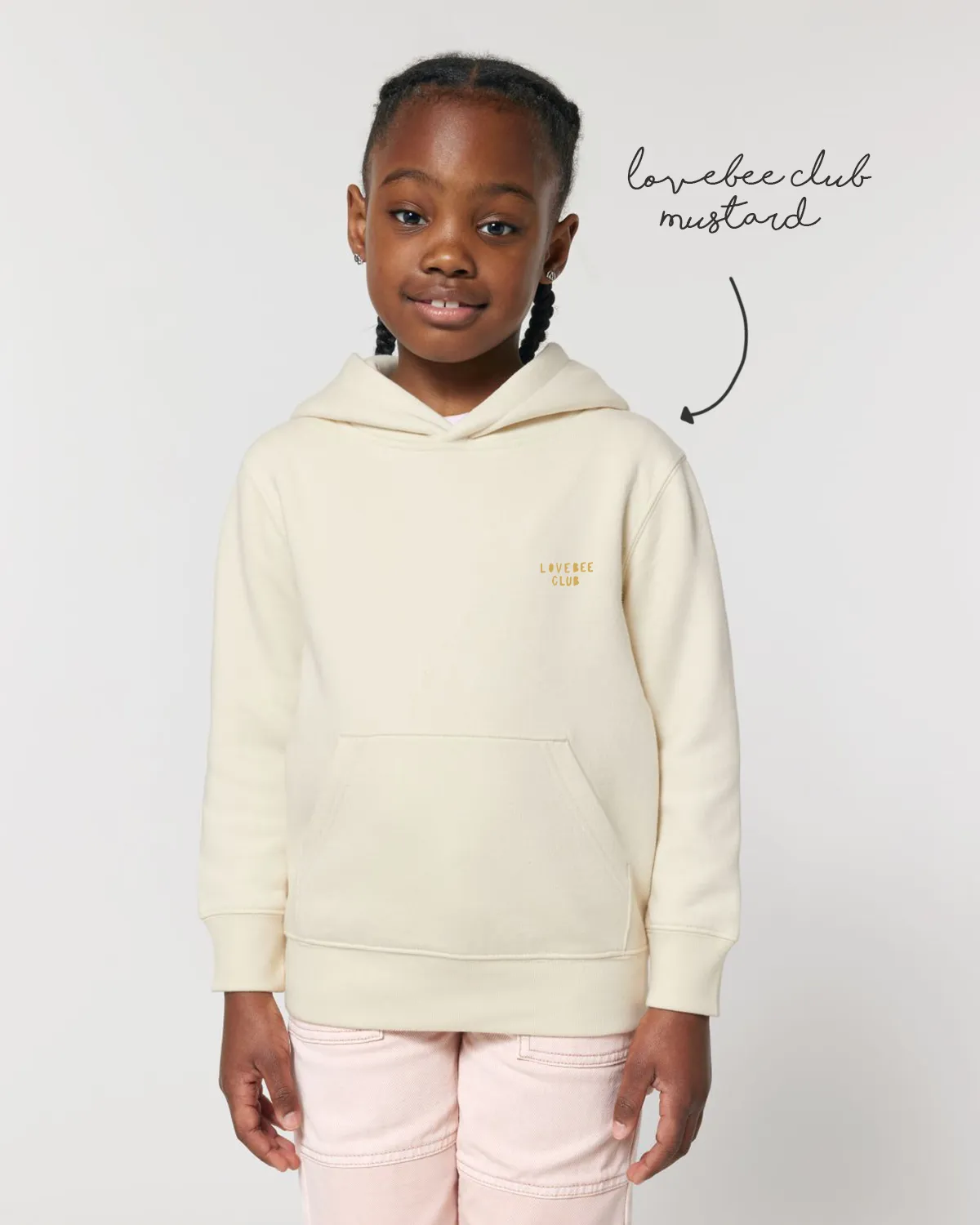 LoveBee Club Hoodie | Natural Raw