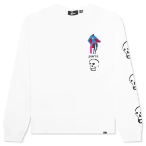 Lowering The Bar Long Sleeve T-Shirt - White