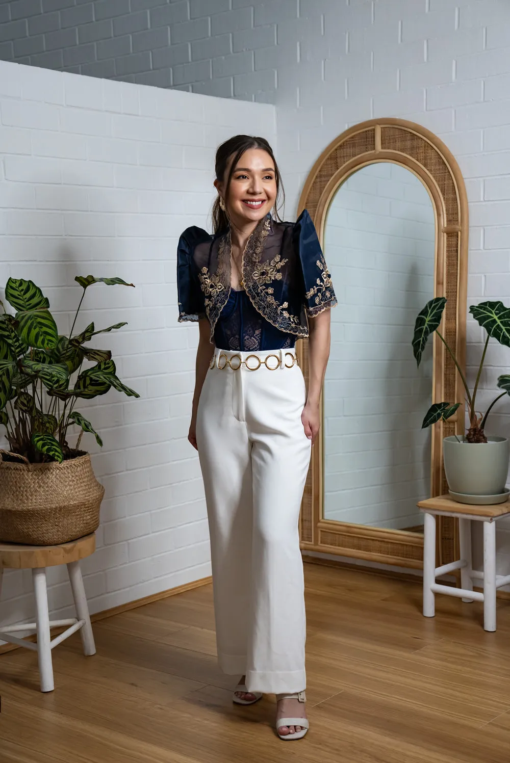 Luisa Mestiza Bolero (Navy)
