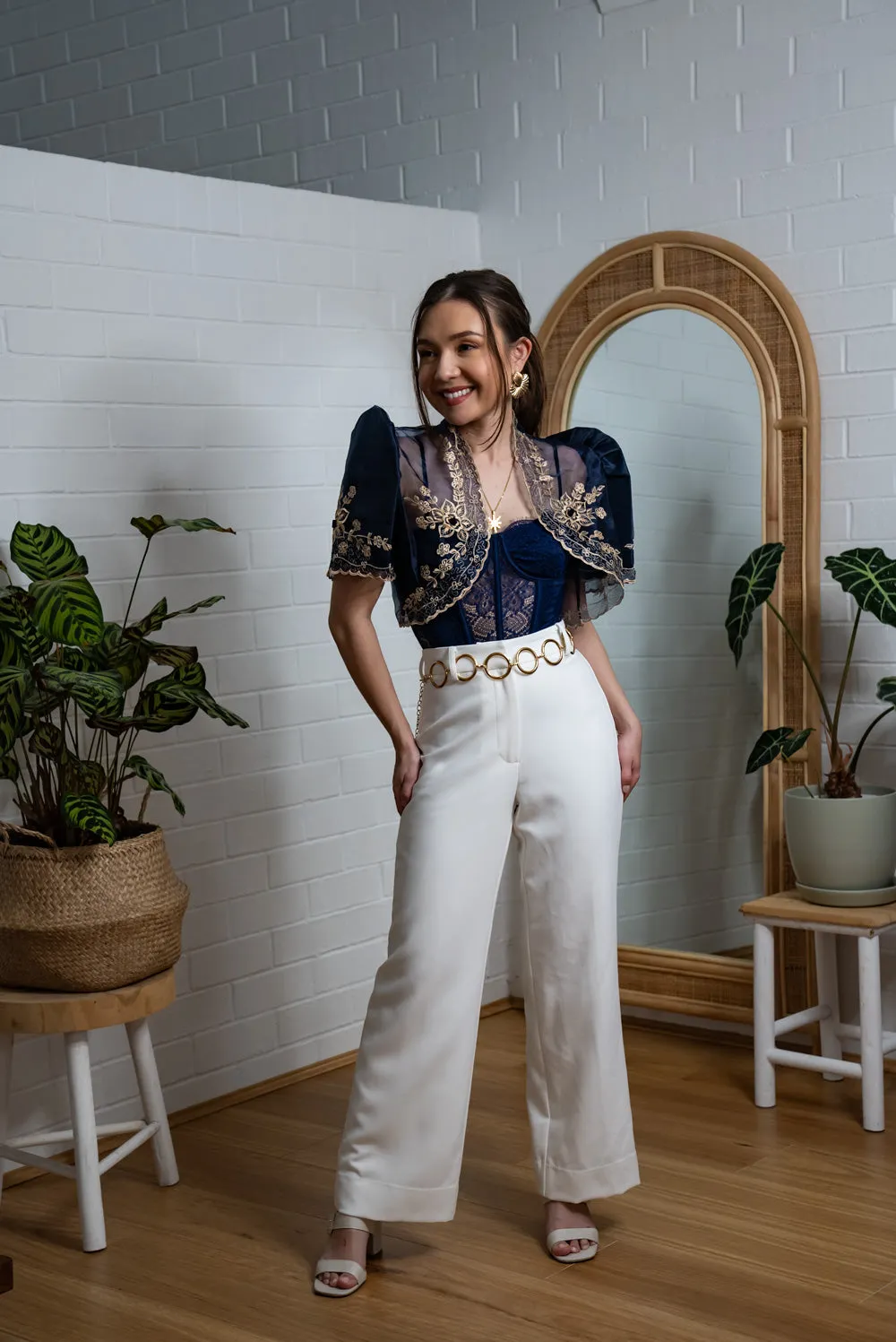 Luisa Mestiza Bolero (Navy)
