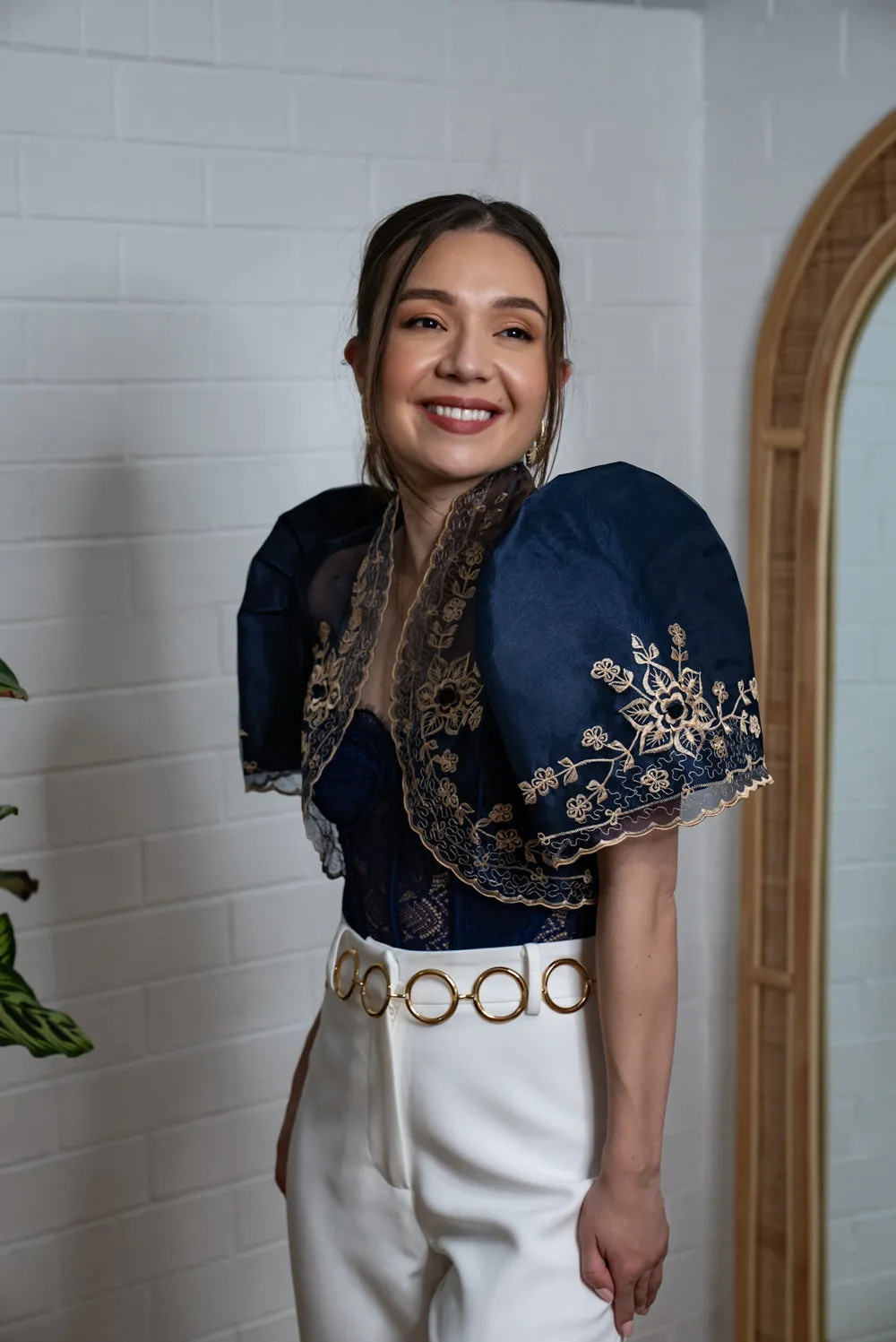 Luisa Mestiza Bolero (Navy)