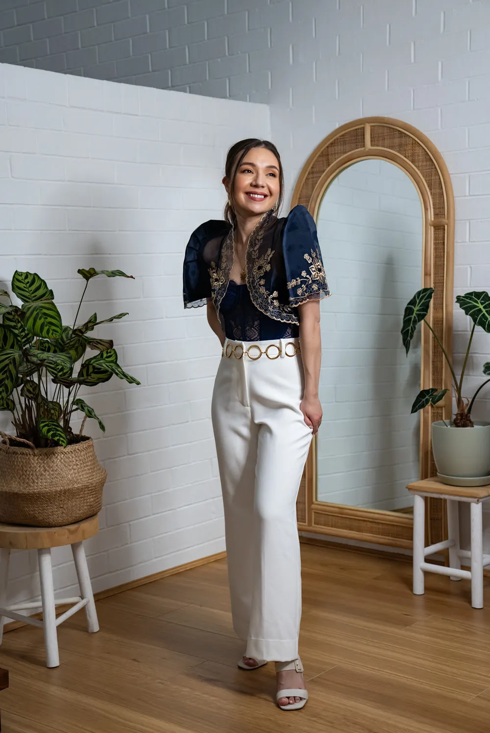 Luisa Mestiza Bolero (Navy)