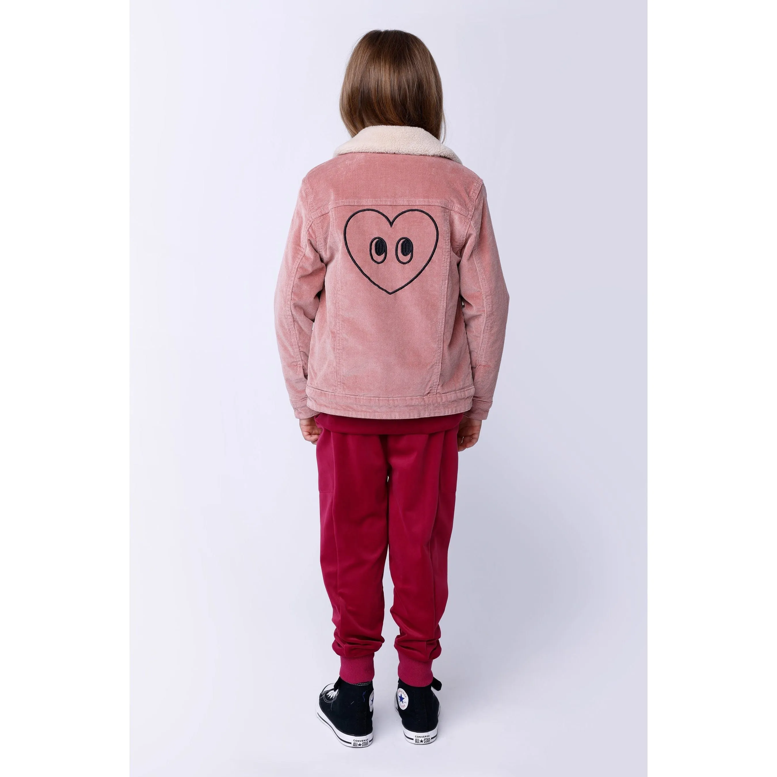 Luxe Velvet Crew - Crimson