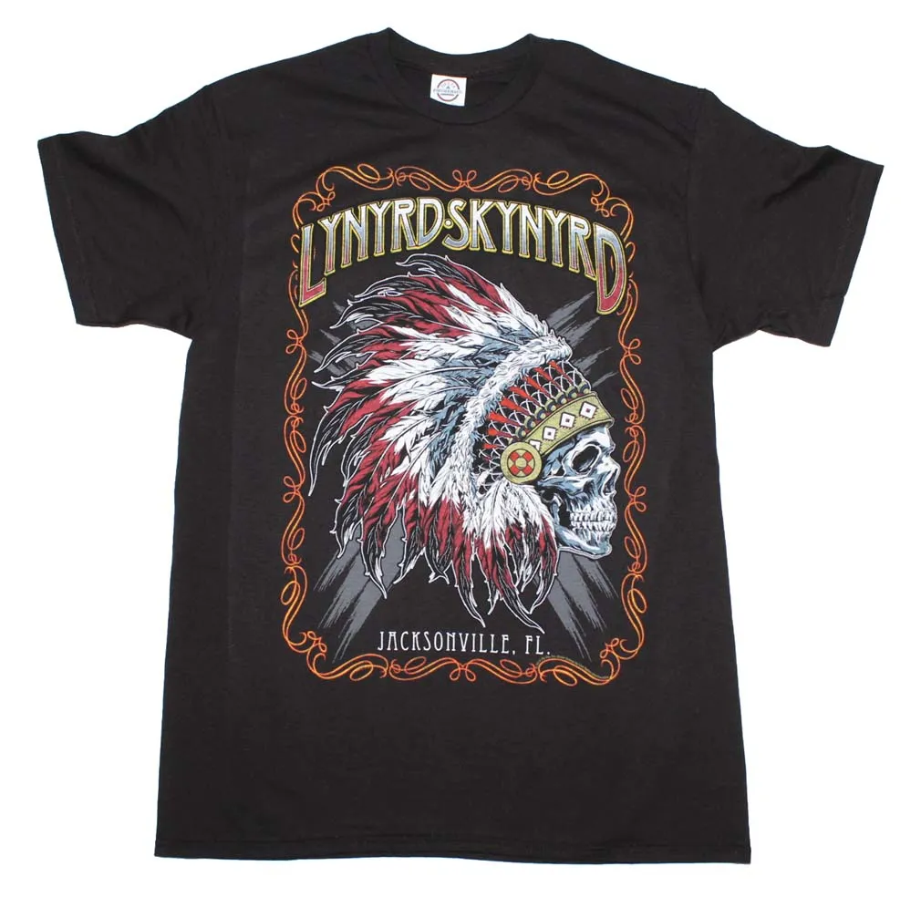 Lynyrd Skynyrd Indian Skeleton T-Shirt