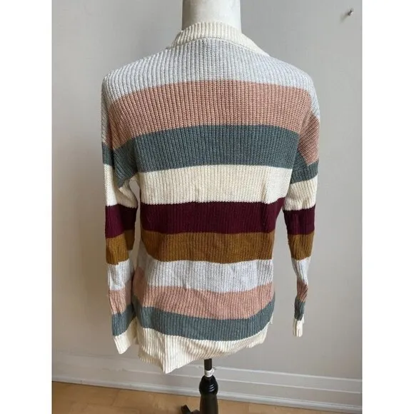 Madewell BNWOT womens ribbed crewneck striped &quot;Thompson&quot; sweater XXSmall
