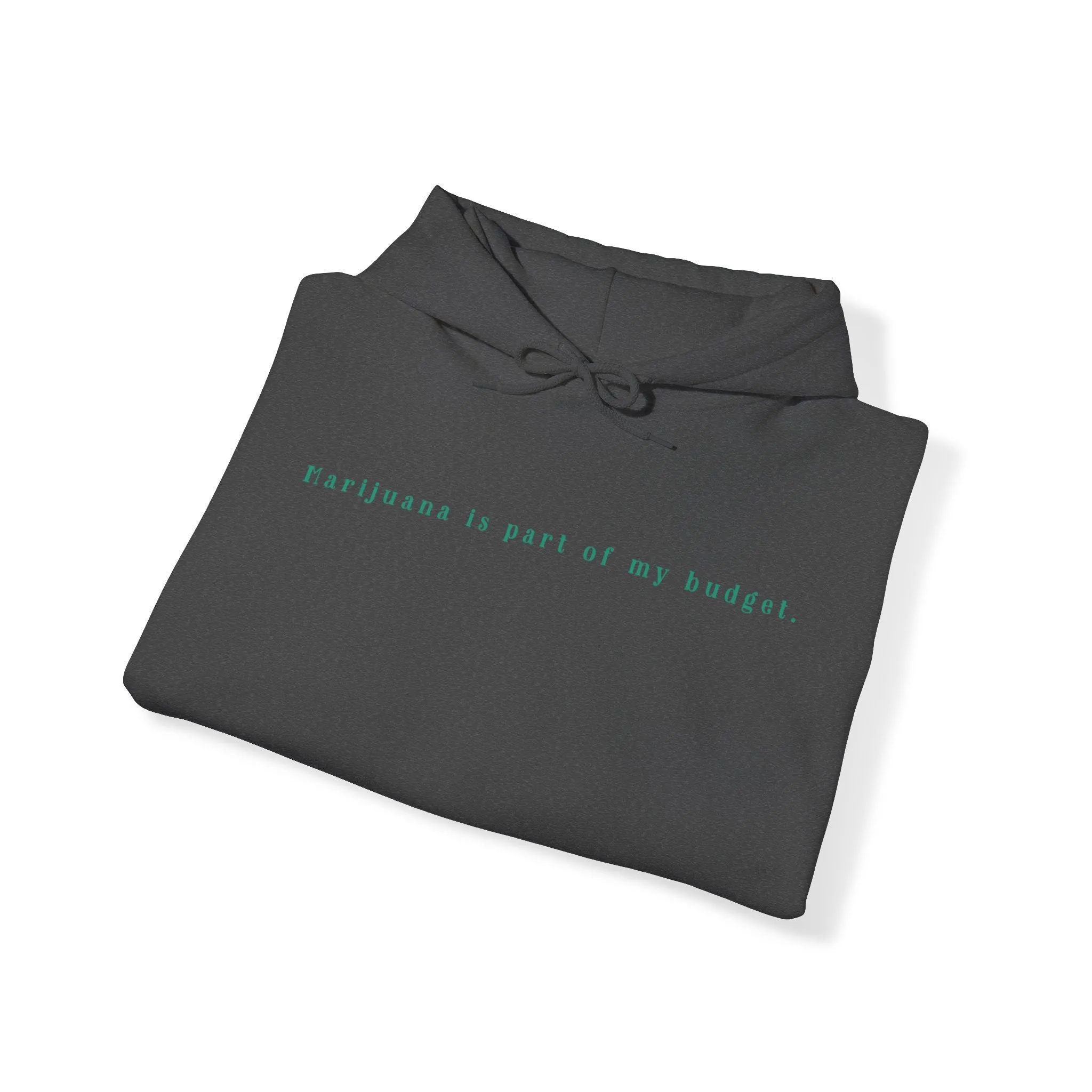 Marijuana Is Part Of My Budget Unisex Hooded Sweatshirt