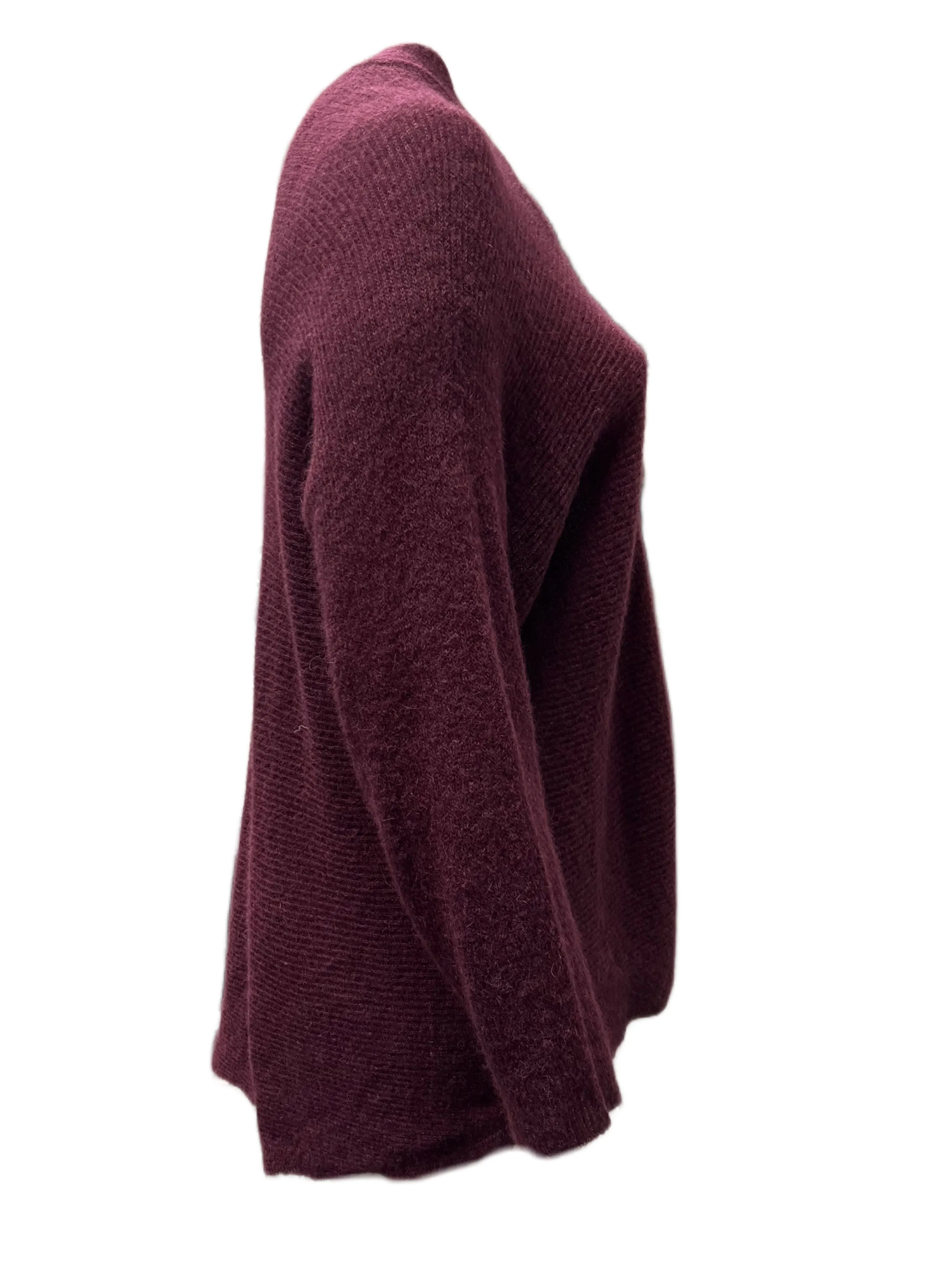 Marina Rinaldi Women's Red Maestro Open Front Cardigan NWT