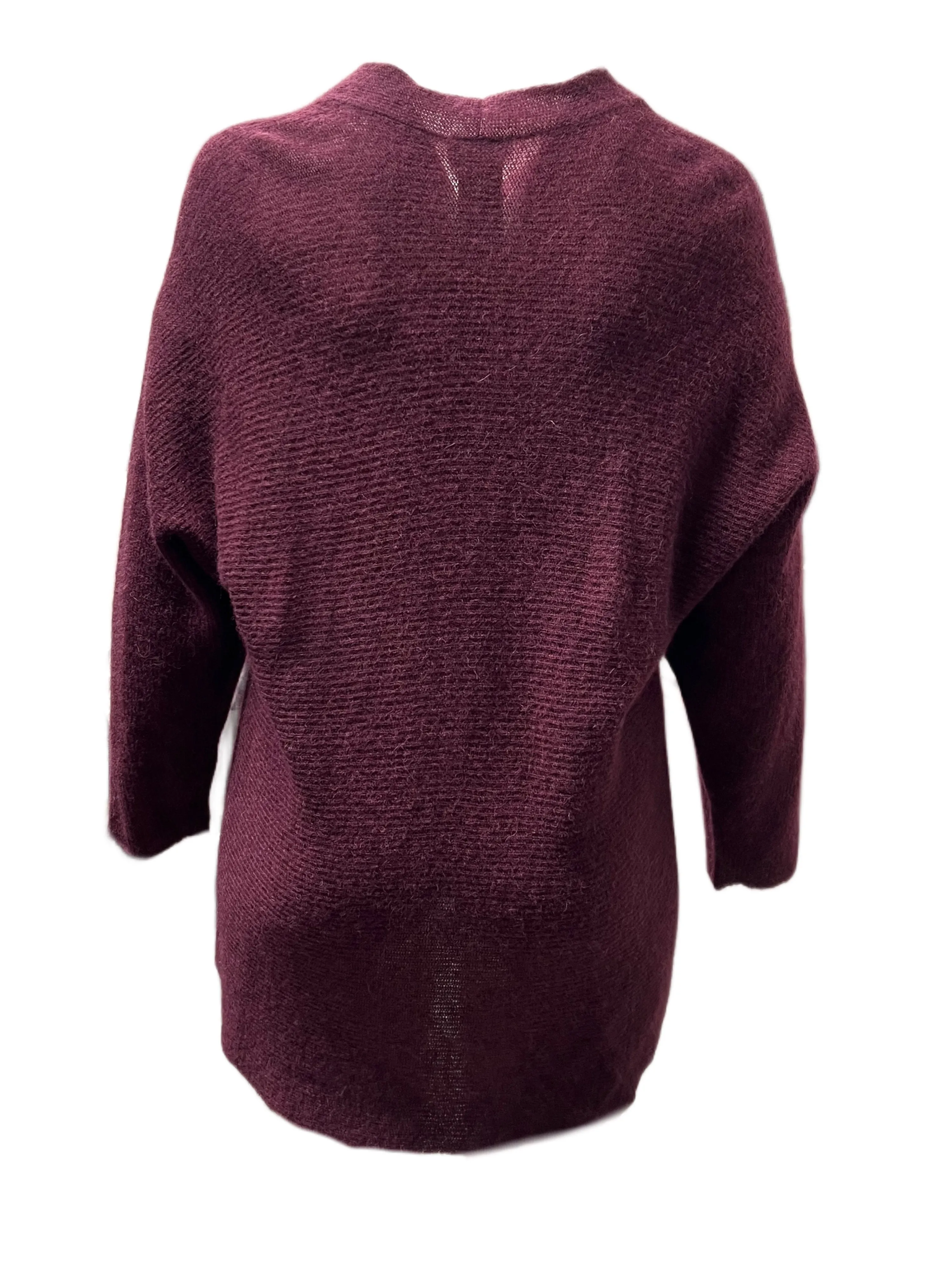 Marina Rinaldi Women's Red Maestro Open Front Cardigan NWT