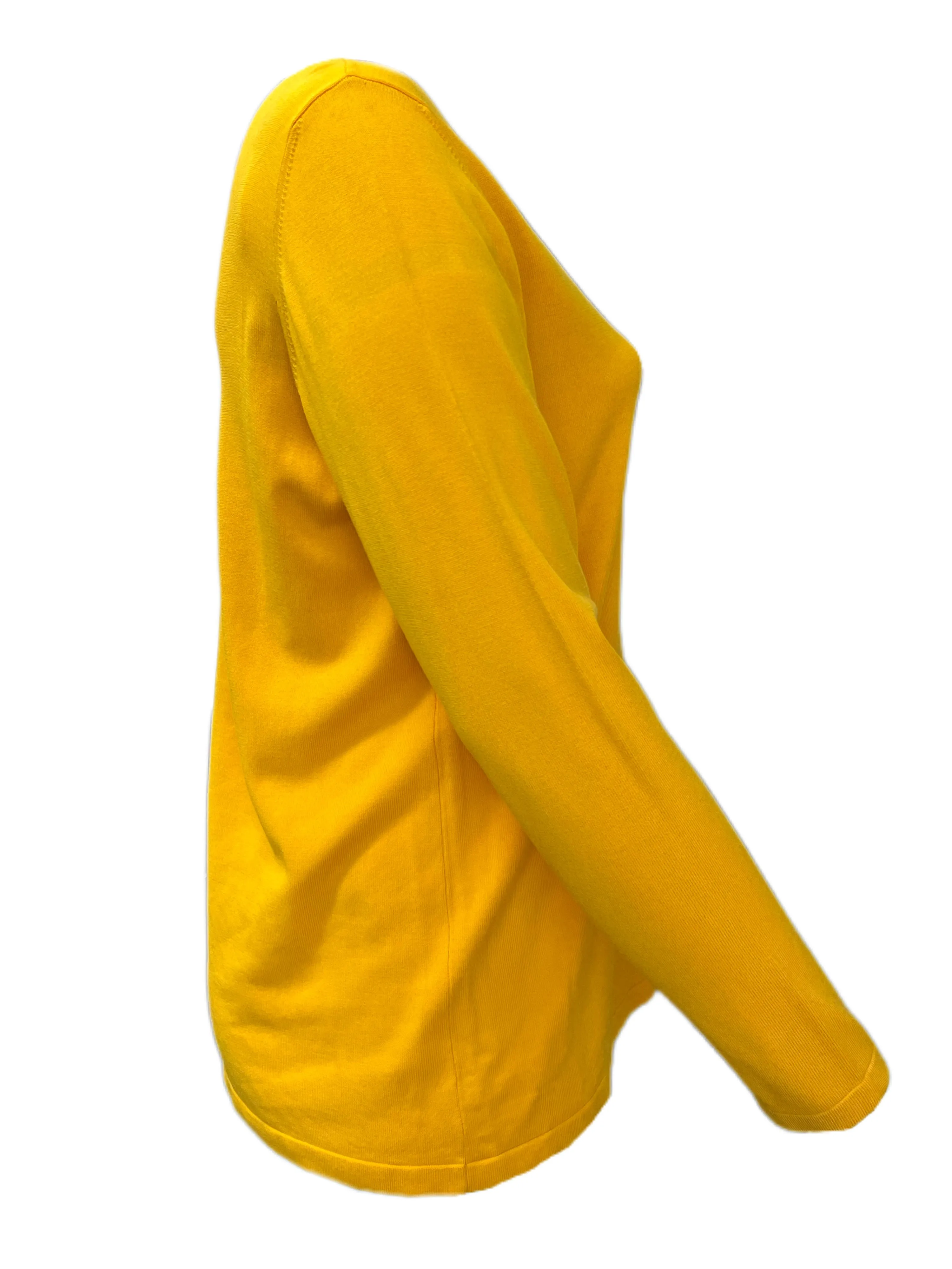 Marina Rinaldi Women's Yellow Abbrivio Knitted Sweater Size XL NWT