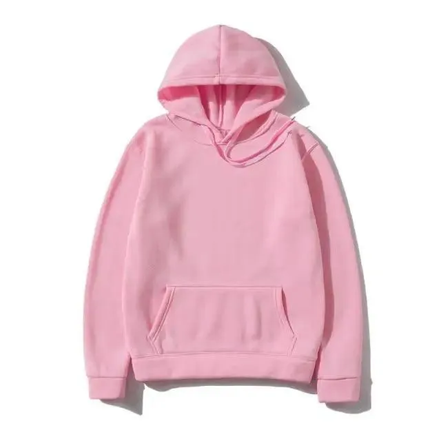 Men Woman Hoodies Sweatshirts Fashion Solid Color Red Black Gray Pink Hooded Women's Hoodie Fleece Sweatshirt Winter Sports Casual Loose Sweatshirt