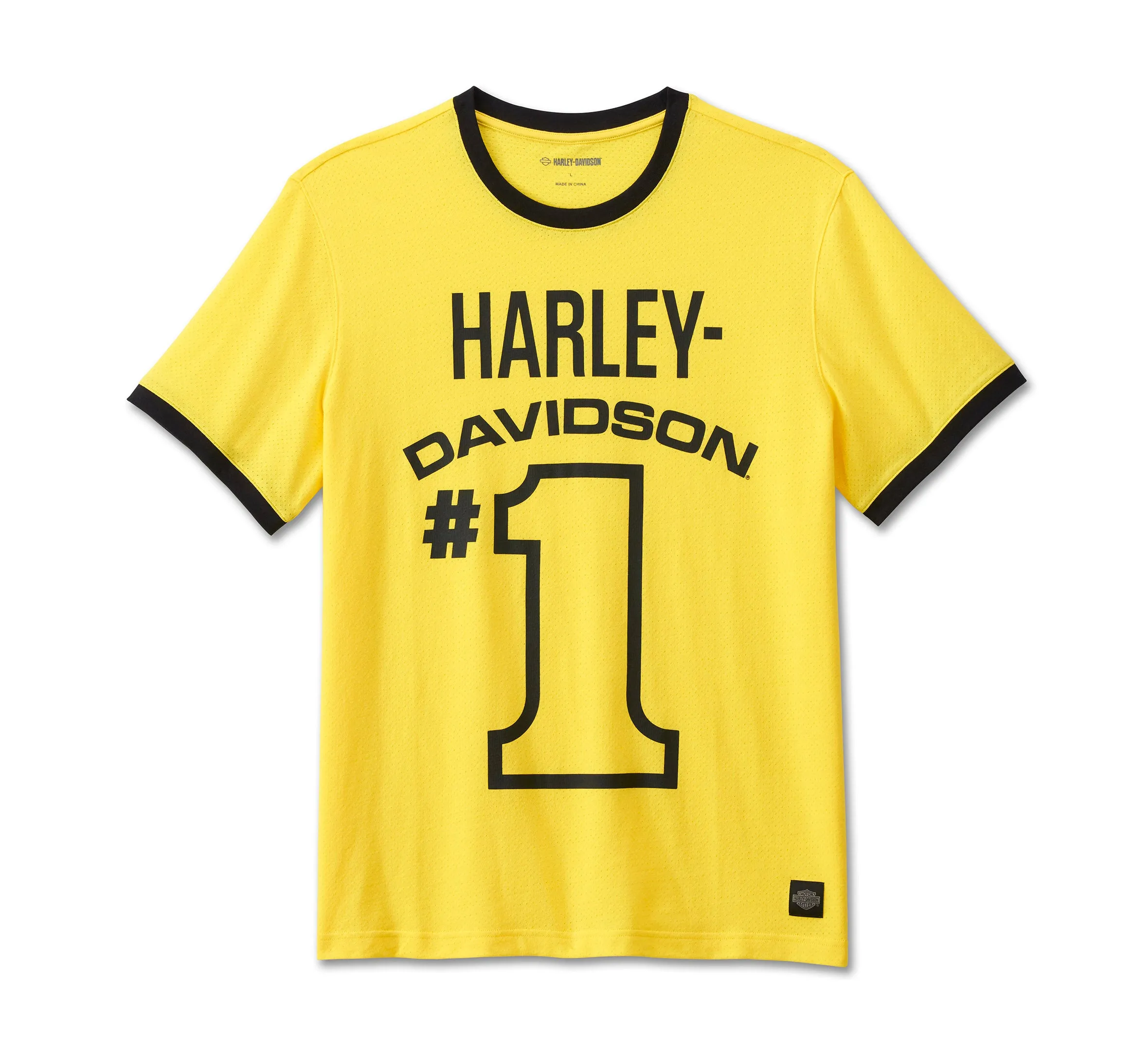 Men's #1 Racing Mesh Ringer Tee - Dandelion