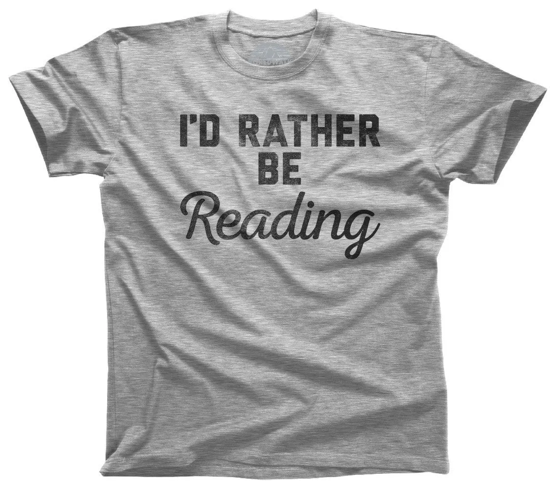 Men's I'd Rather Be Reading T-Shirt