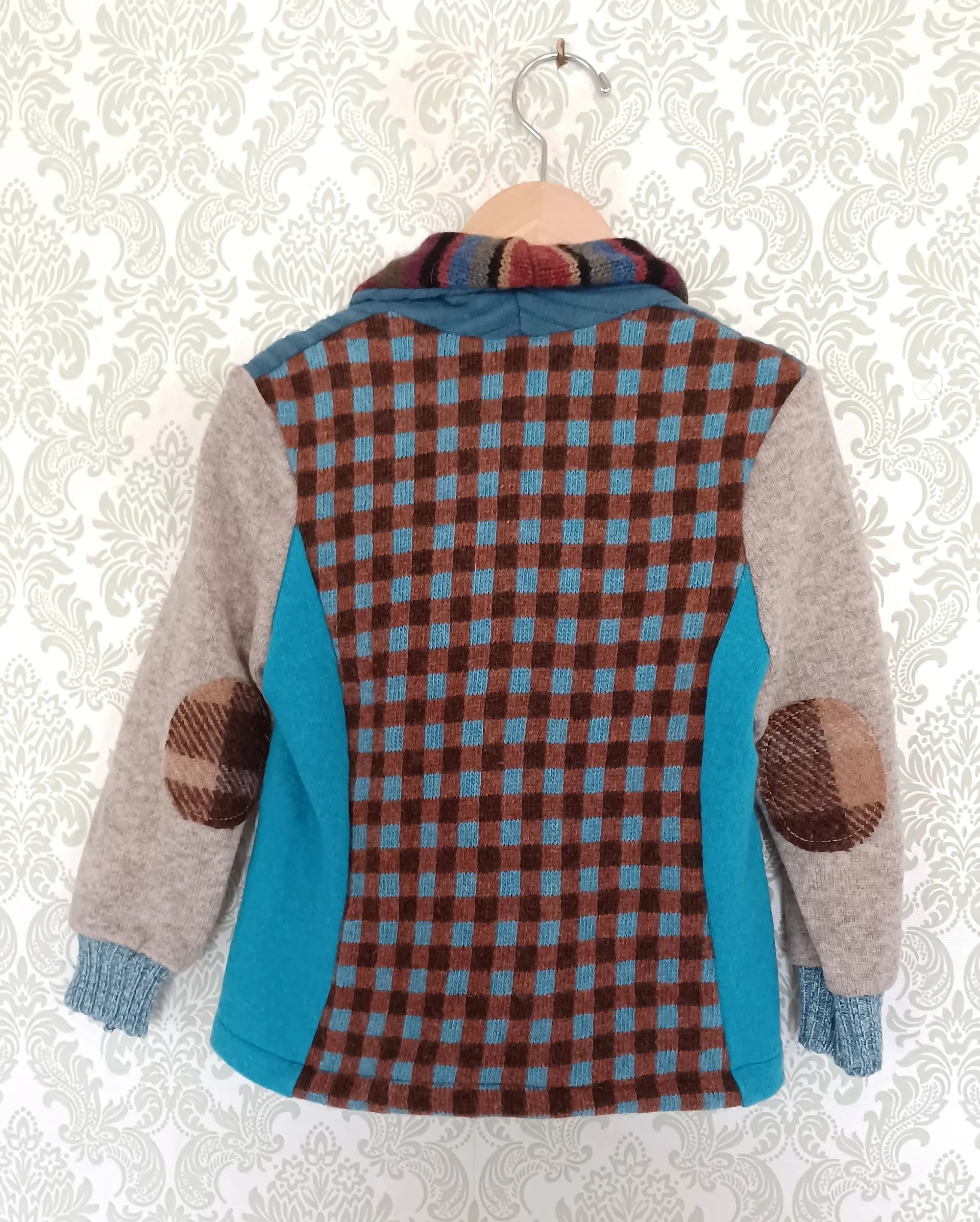 Mini Monkeybars Upcycled Sweater Blazer