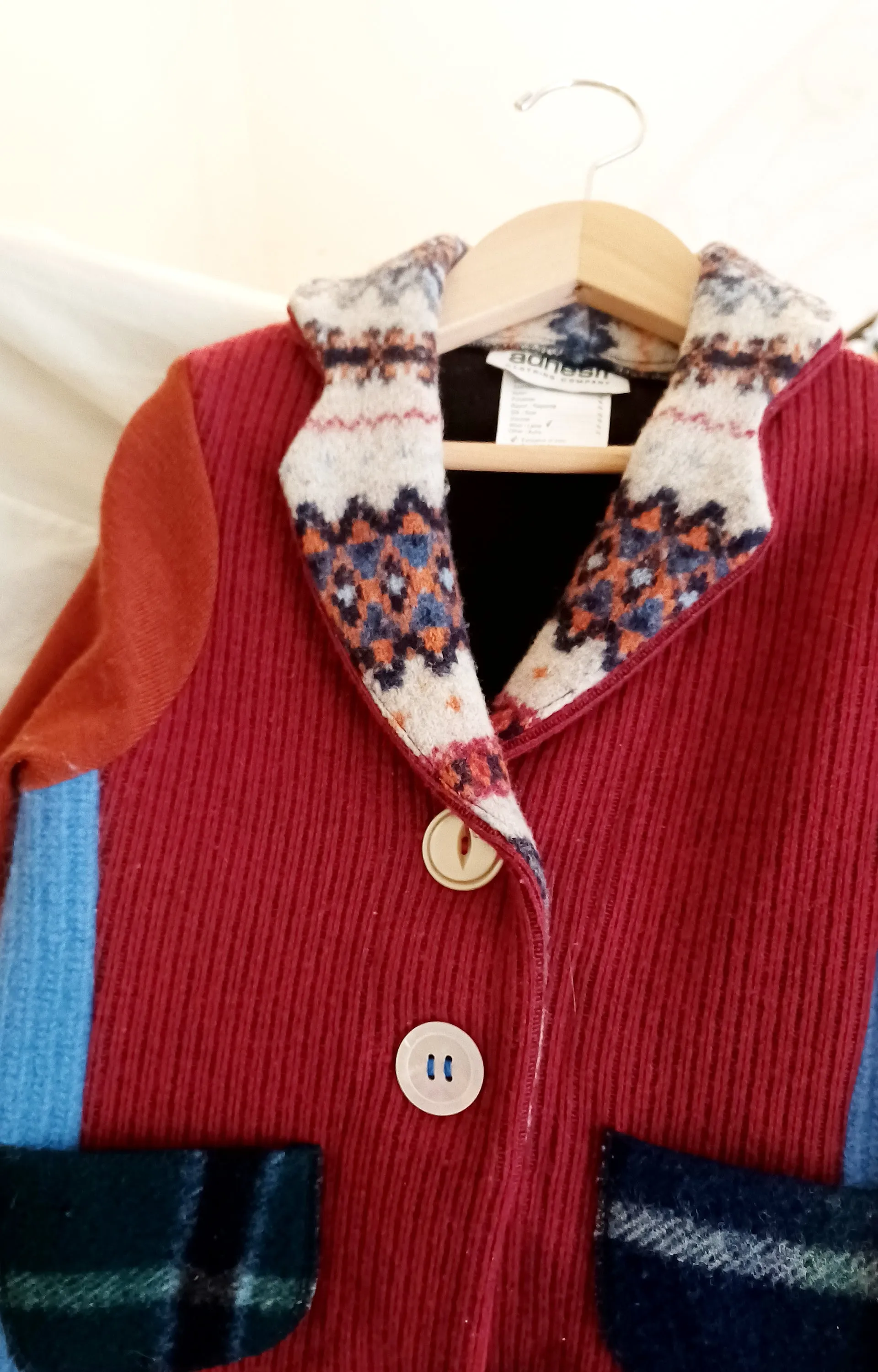 Mini Rockin Robin Upcycled Sweater Blazer