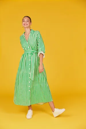 Montell Shirt Maxi - Evergreen