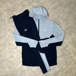 Montirex Surge Tracksuit - Pastel Blue/Navy