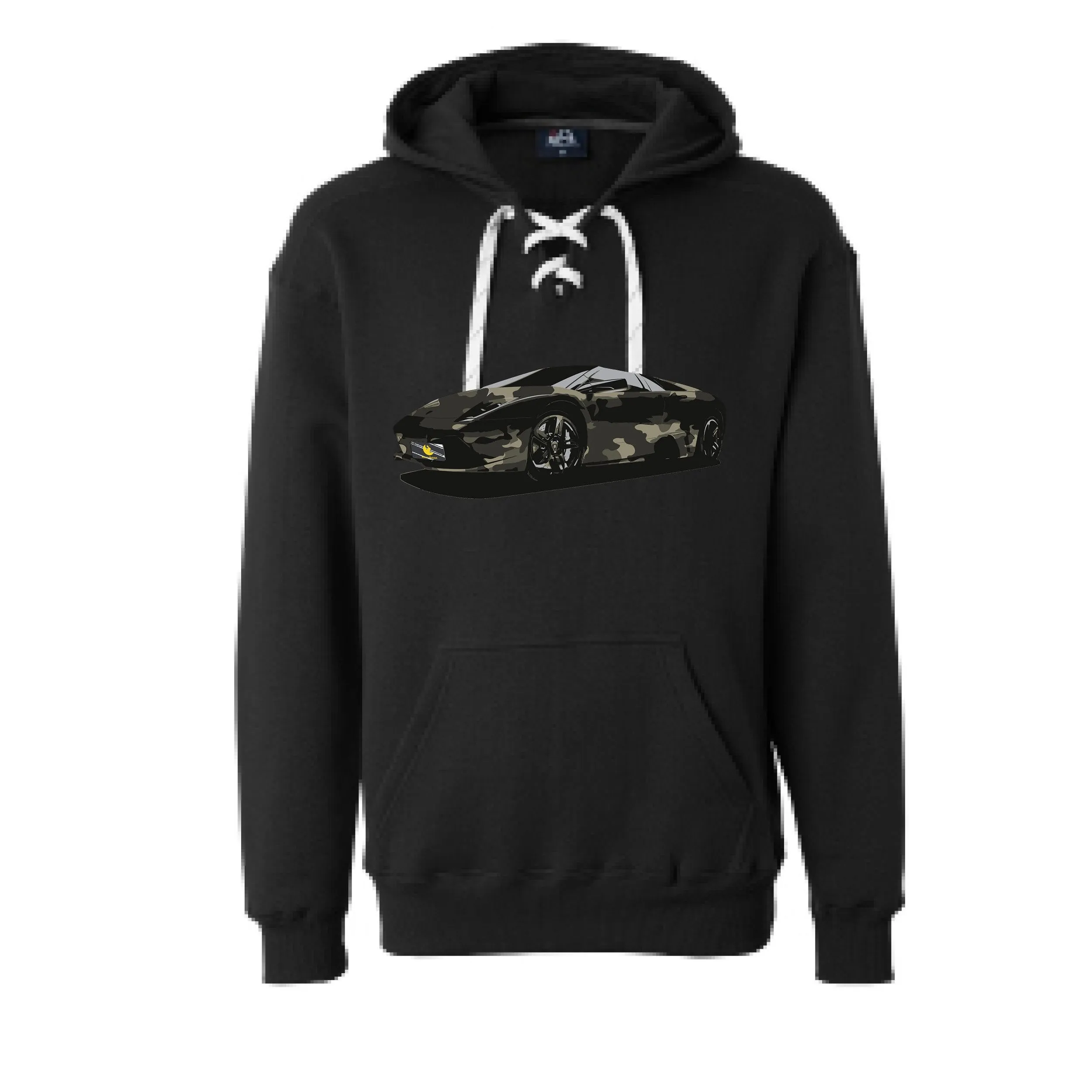 Moon Rabbit Crypto Lambo J American Sport Laced Hoodies