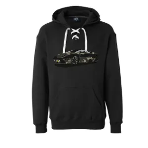 Moon Rabbit Crypto Lambo J American Sport Laced Hoodies